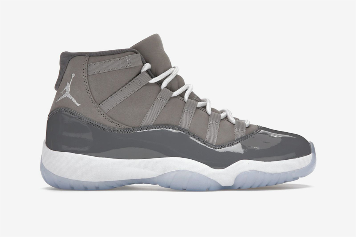 Shop the Nike Air Jordan 11 Cool Grey 